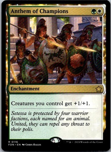 Anthem of Champions R PRE #116 NM MTG Magic