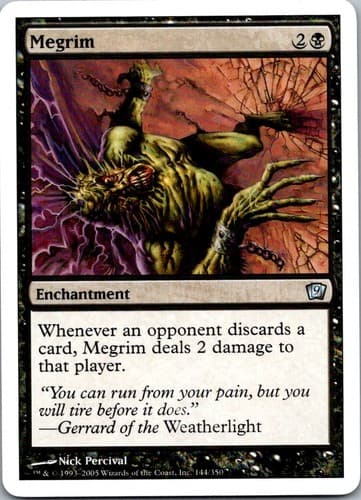 Megrim U 9ED #144 NM MTG Magic