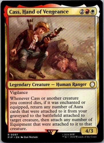 Cass, Hand of Vengeance R PIP #625 LP MTG Magic