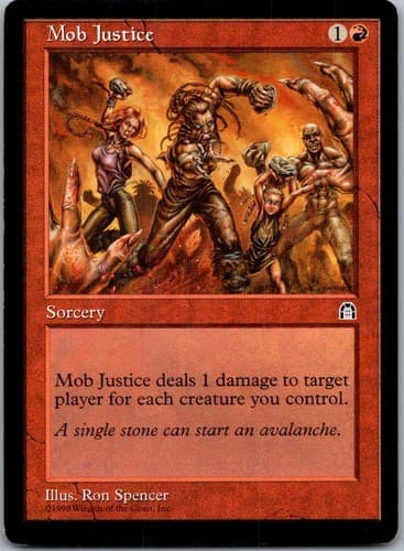 Mob Justice C STH # NM MTG Magic