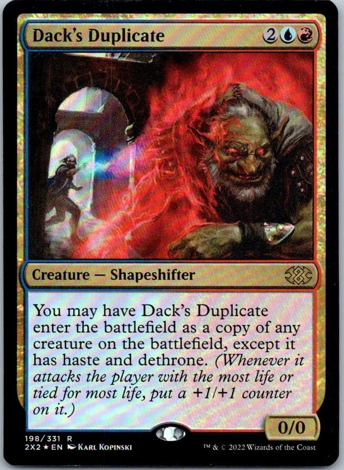 Dack's Duplicate R Double Masters 2022 198 NM