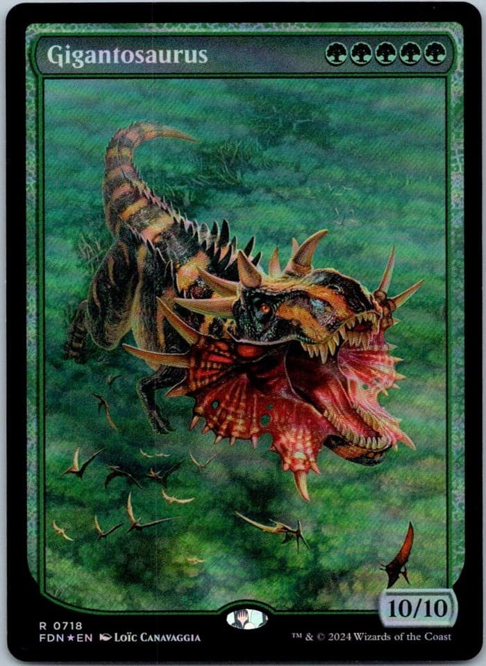 Gigantosaurus (Full Art) R Foundations 718 NM