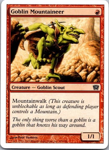 Goblin Mountaineer C 9ED #193 NM MTG Magic