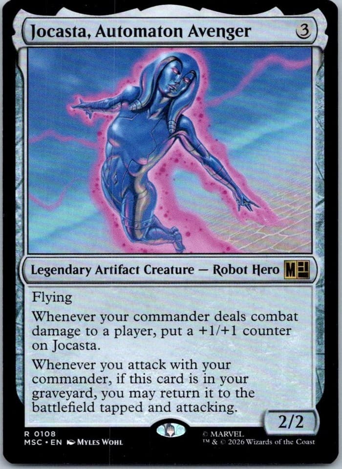 Jocasta, Automaton Avenger R Commander: Marvel Super Heroes 108 NM
