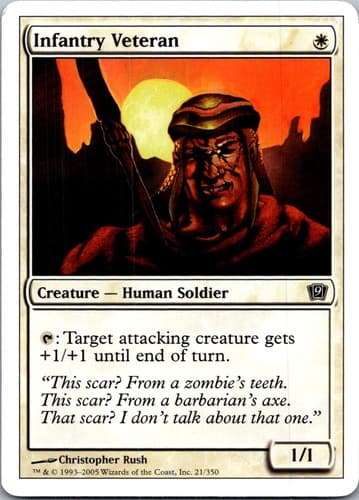 Infantry Veteran C DDF #4 LP MTG Magic