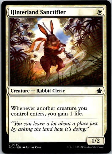 Hinterland Sanctifier C FDN #730 NM MTG Magic