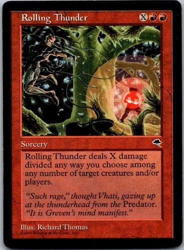 Rolling Thunder C TMP #198 LP MTG Magic