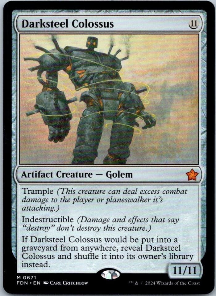 Darksteel Colossus M Foundations 671 NM