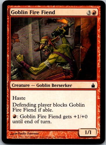 Goblin Fire Fiend C RAV #127 NM MTG Magic
