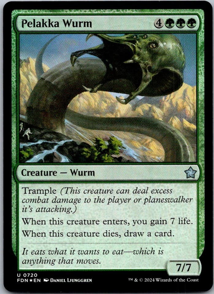 Pelakka Wurm R PRE #192 NM MTG Magic