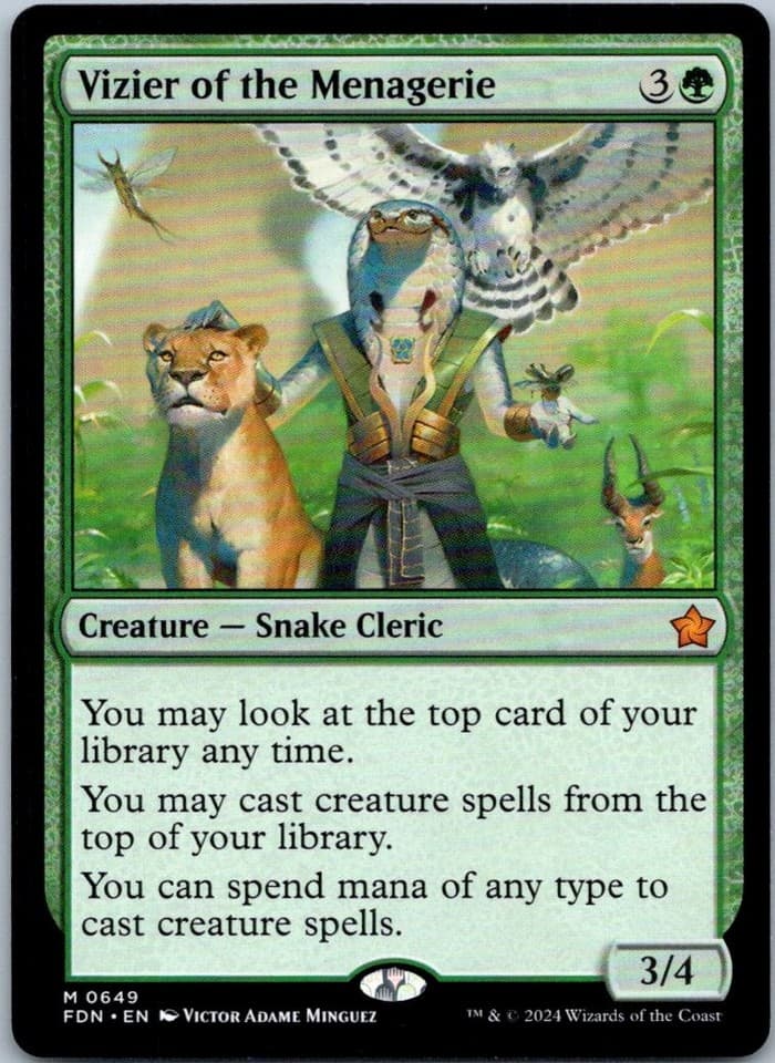 Vizier of the Menagerie () M Foundations 649 NM