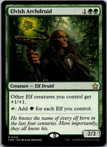 Elvish Archdruid R M10 #176 LP MTG Magic