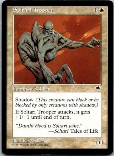 Soltari Trooper C TMP #47 NM MTG Magic