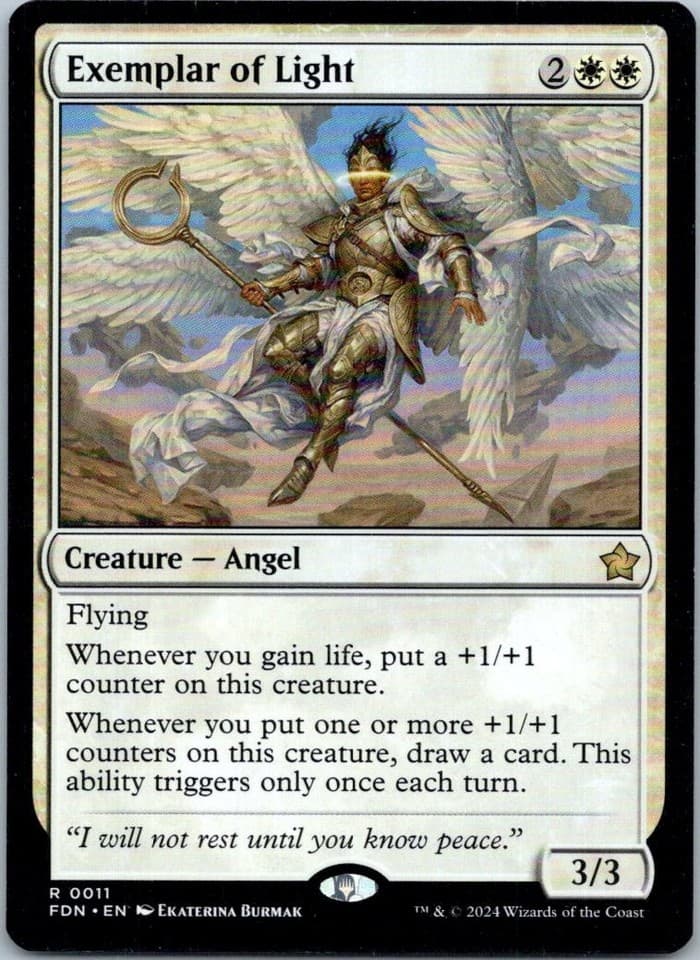 Exemplar of Light R Promo Pack: Secrets of Strixhaven 11 NM