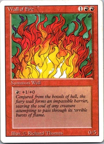 Wall of Fire U 3ED # NM MTG Magic
