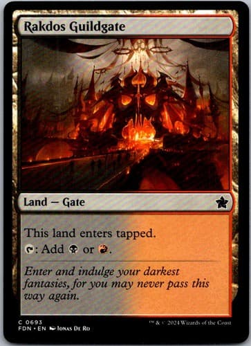 Rakdos Guildgate C RVR #284 NM MTG Magic