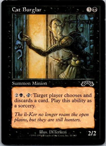 Cat Burglar C EXO #54 NM MTG Magic