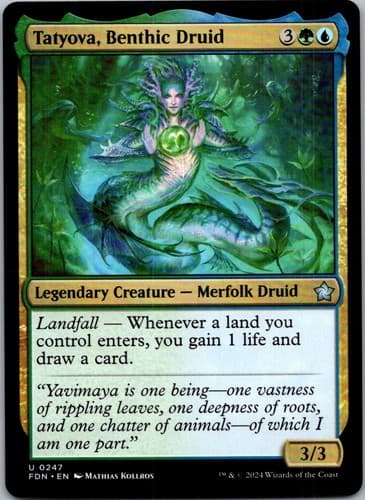 Tatyova, Benthic Druid U PRE #206 NM MTG Magic