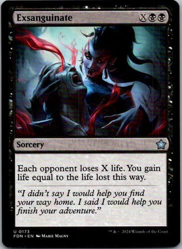 Exsanguinate U CMM #156 NM MTG Magic