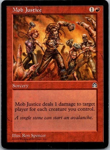 Mob Justice C STH # NM MTG Magic