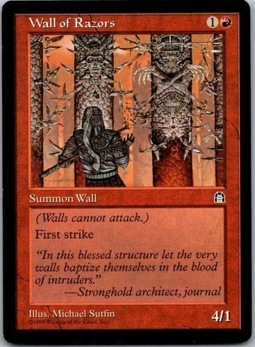 Wall of Razors U STH # NM MTG Magic