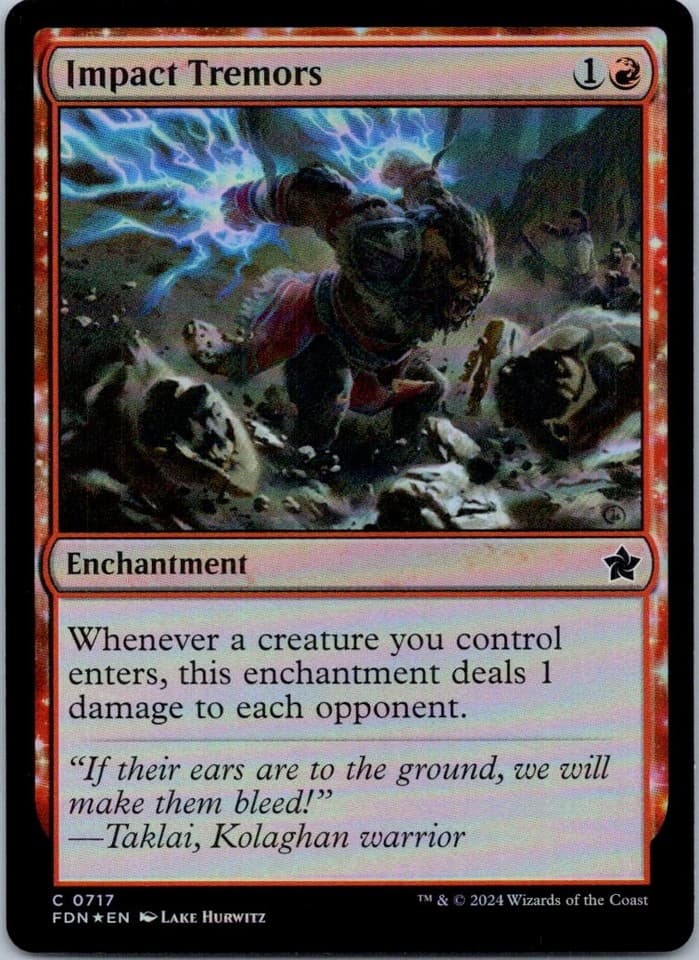 Impact Tremors C Foundations 717 NM