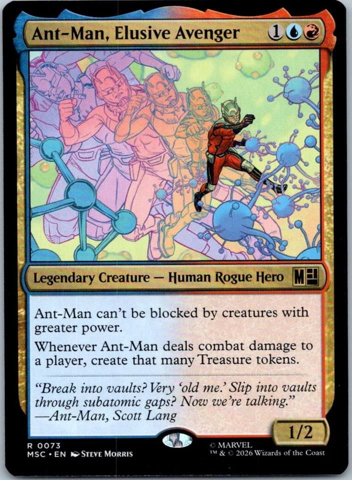 Ant - Man, Elusive Avenger R Commander: Marvel Super Heroes 73 NM
