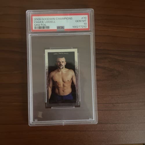 PSA 10 2009 Goodwin Champions Mini Foil #70 Chuck Liddell Pop 5