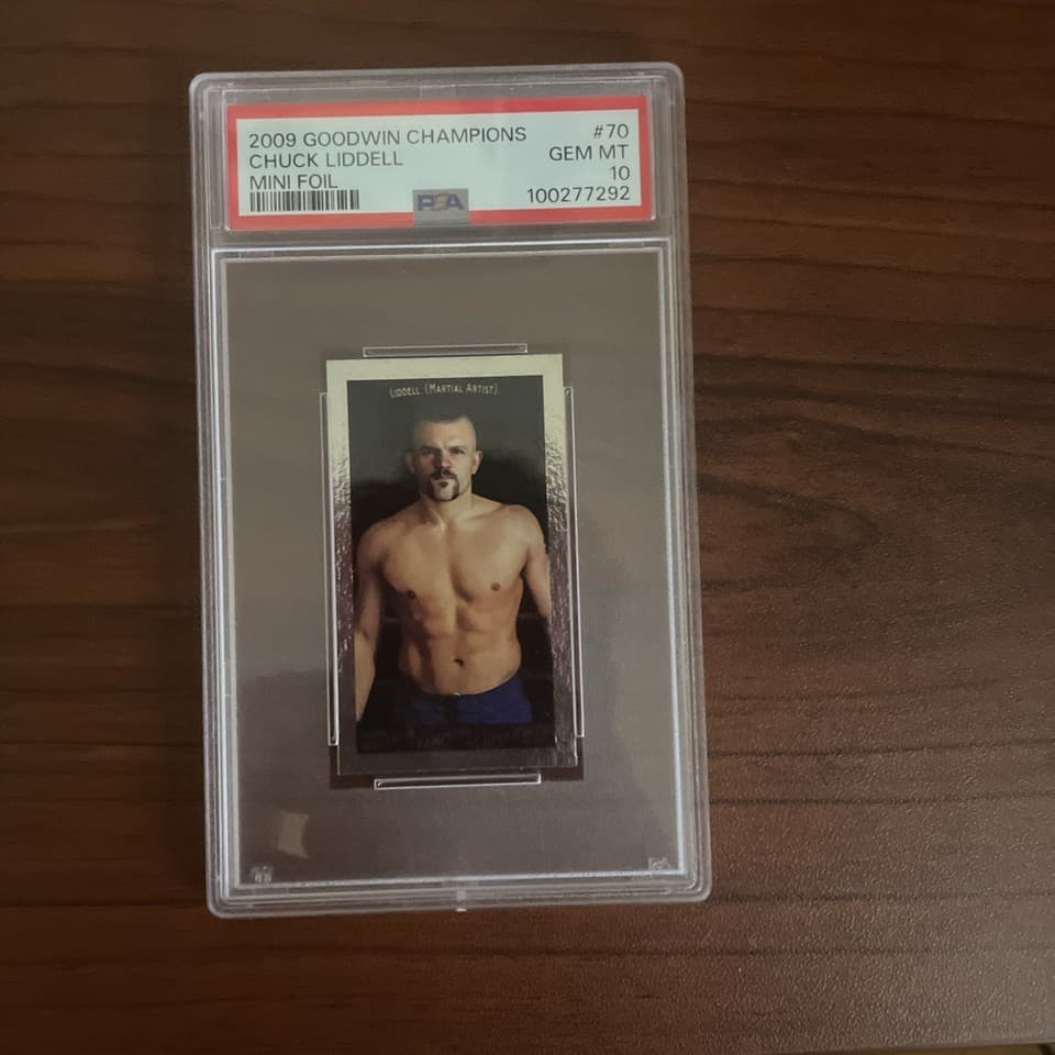 PSA 10 2009 Goodwin Champions Mini Foil #70 Chuck Liddell Pop 5