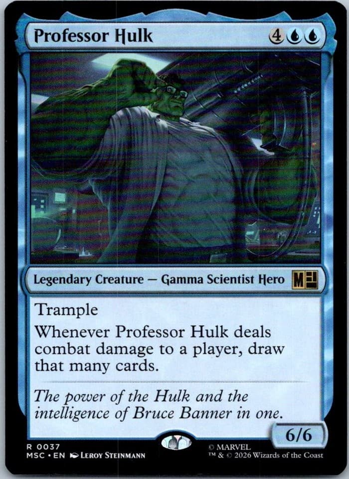 Professor Hulk R Commander: Marvel Super Heroes 37 NM