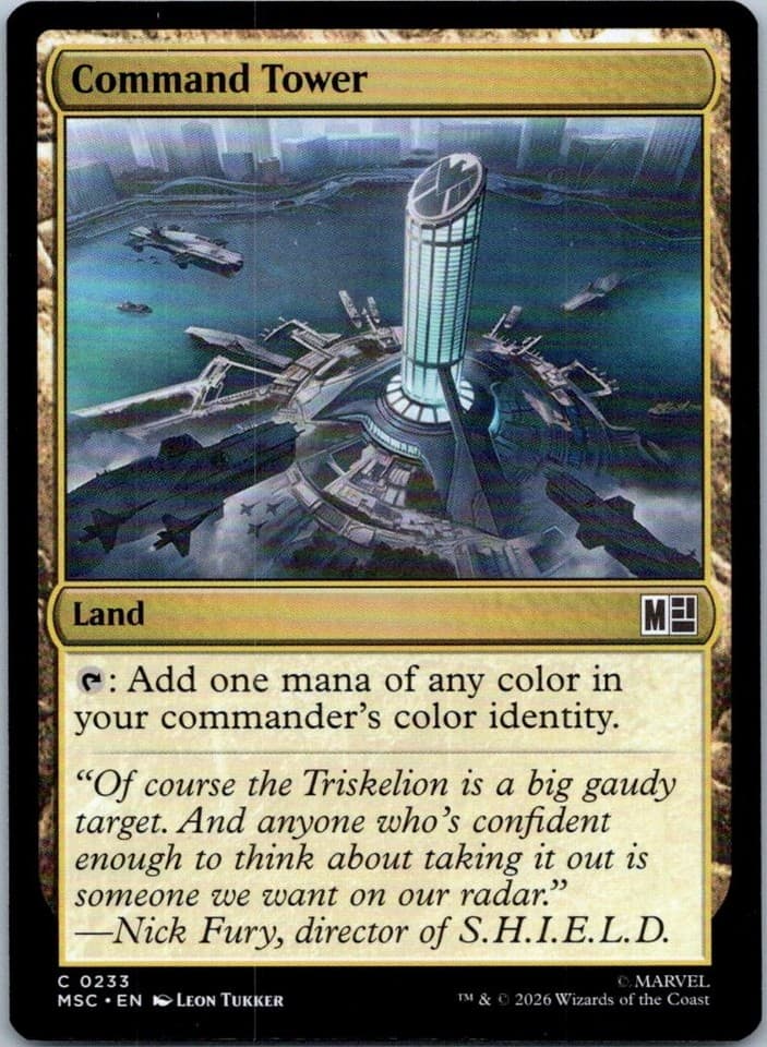 Command Tower () C Commander: Marvel Super Heroes 233 NM