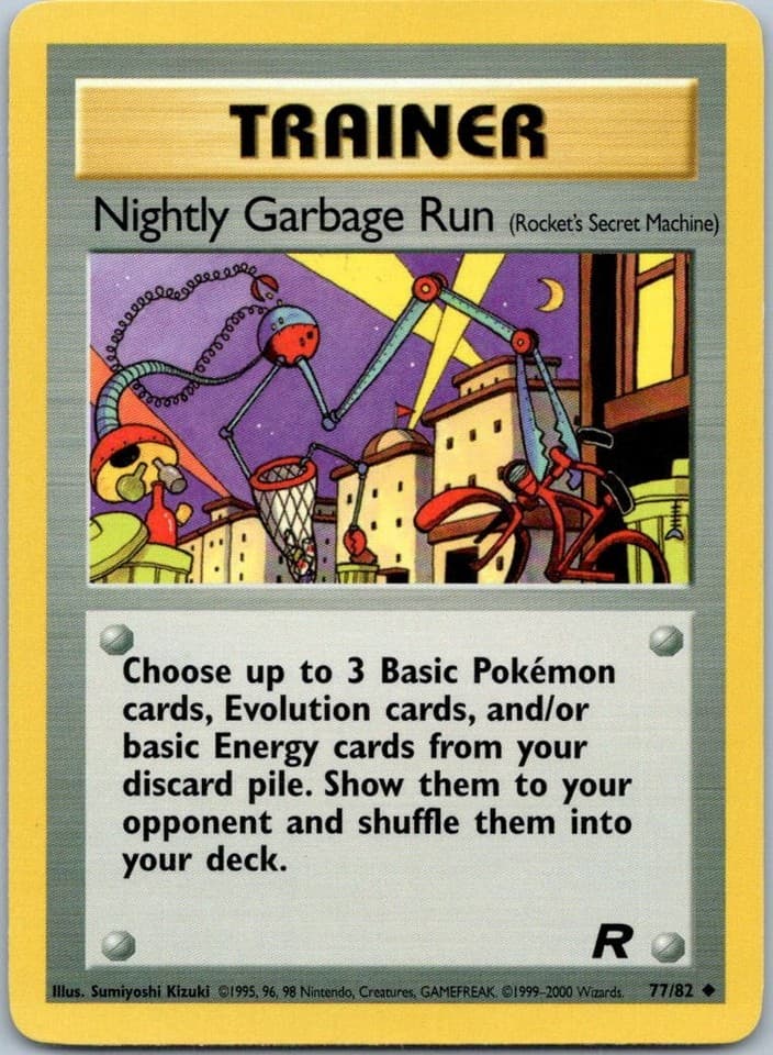 Nightly Garbage Run (Rocket's Secret Machine) Uncommon Team Rocket 77/82 NM