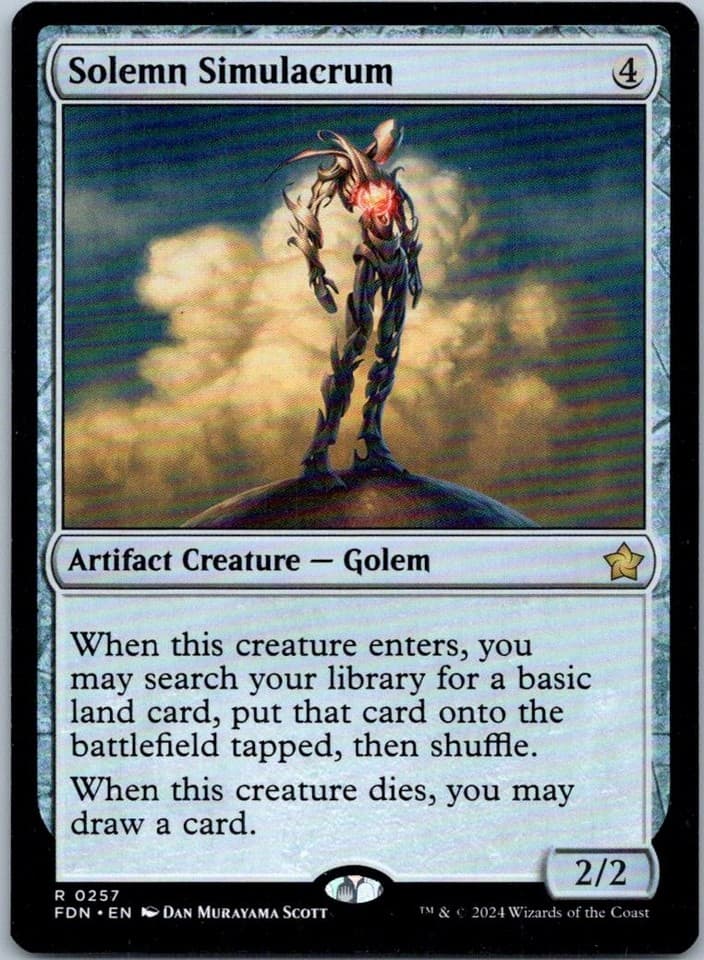Solemn Simulacrum R Foundations 257 NM