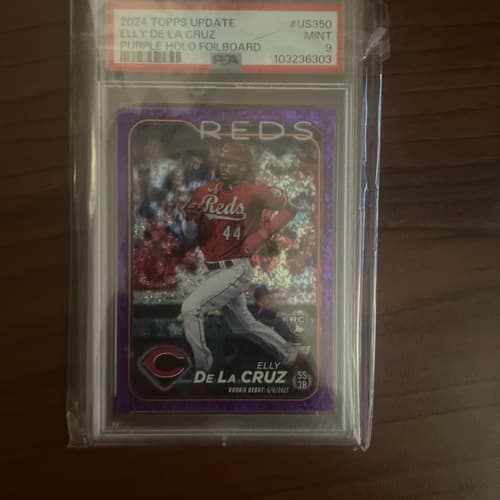 2024 Topps Update Series - Rookie Debut Elly De La Cruz #US350 Purple Holo...