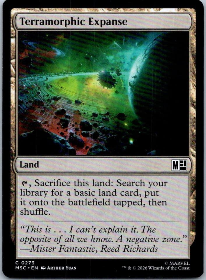Terramorphic Expanse () C Commander: Marvel Super Heroes 273 NM