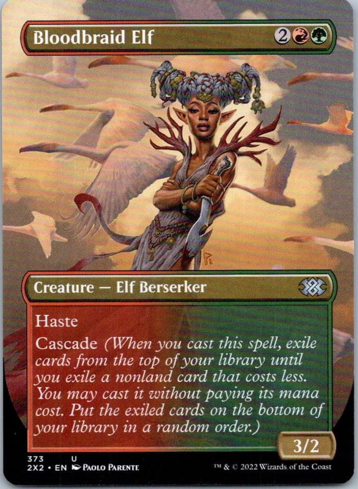 Bloodbraid Elf (Borderless) U Double Masters 2022 373 NM