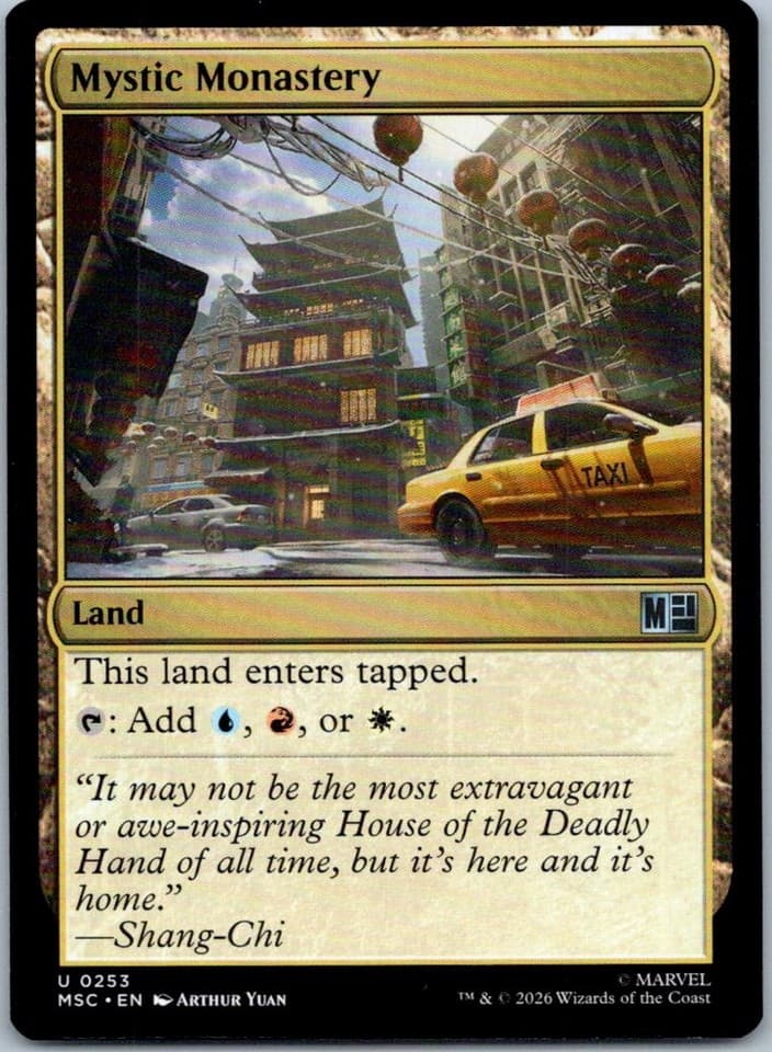 Mystic Monastery U Commander: Marvel Super Heroes 253 NM