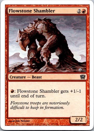 Flowstone Shambler (Italian) - "Errante di Mutaroccia" () C PSAL #K53 NM MTG Mag