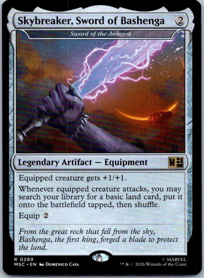 Skybreaker, Sword of Bashenga - Sword of the Animist R Commander: Marvel Super H