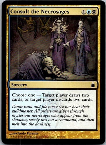 Consult the Necrosages C RAV #199 NM MTG Magic