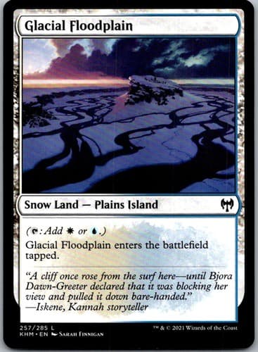 Glacial Floodplain L KHM #257 NM MTG Magic