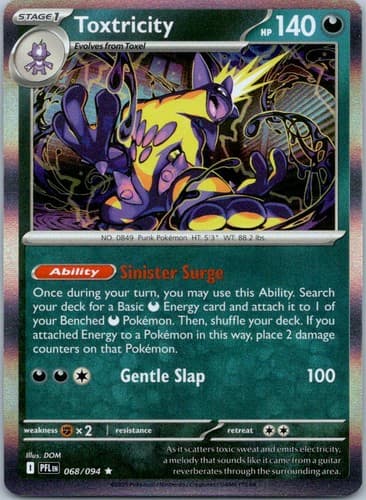 Toxtricity Rare Deck Exclusives 068/094 NM