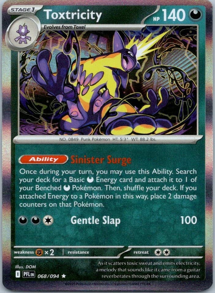 Toxtricity Rare Deck Exclusives 068/094 NM