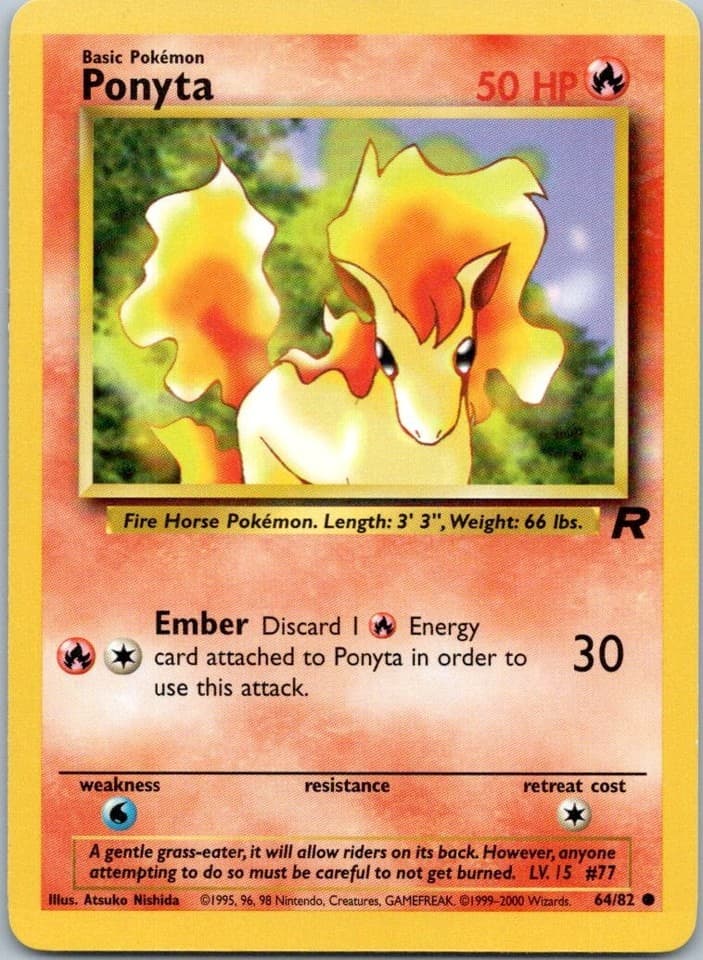 Ponyta Common Team Rocket 64/82 NM