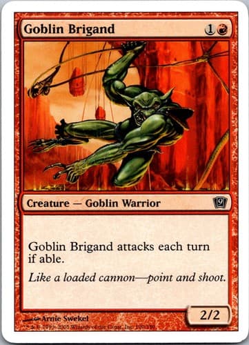 Goblin Brigand C 9ED #190 NM MTG Magic