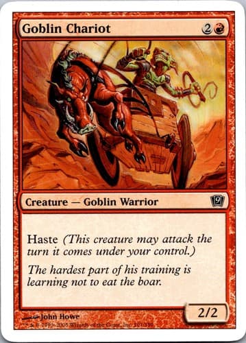 Goblin Chariot C 9ED #191 NM MTG Magic