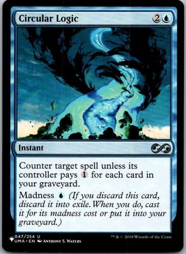 Circular Logic U LIST #47 NM MTG Magic