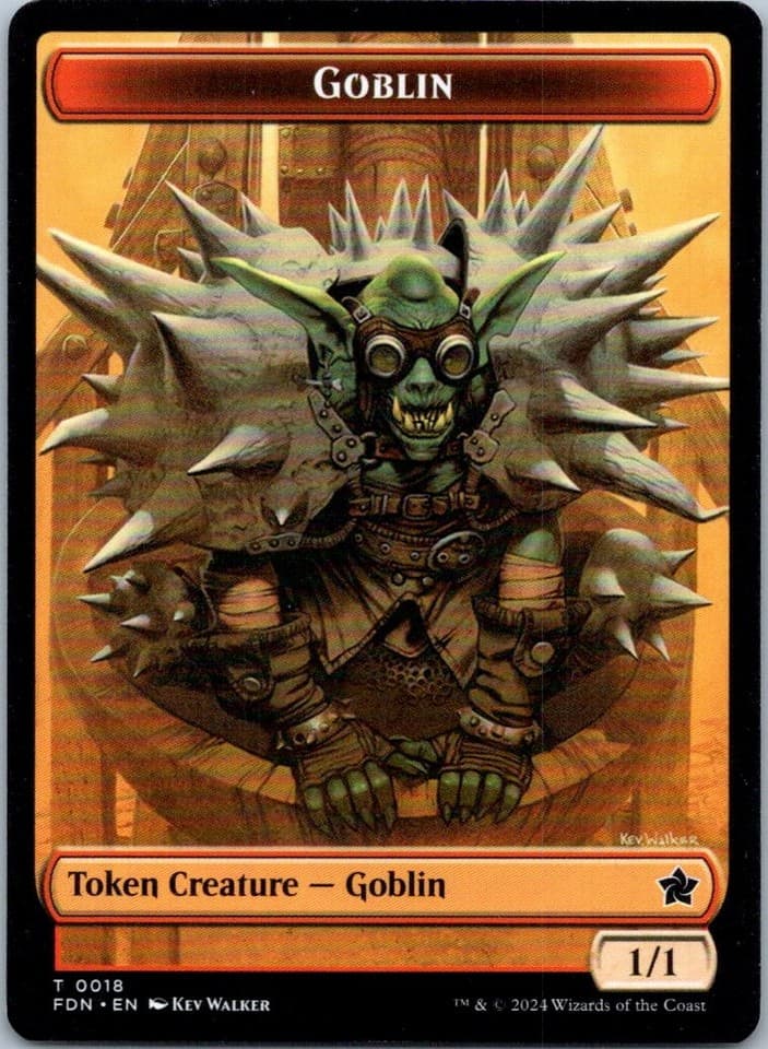 Goblin Token T League Promos 1 NM