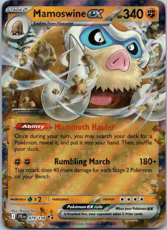 Mamoswine ex Double Rare SV09: Journey Together 079/159 NM