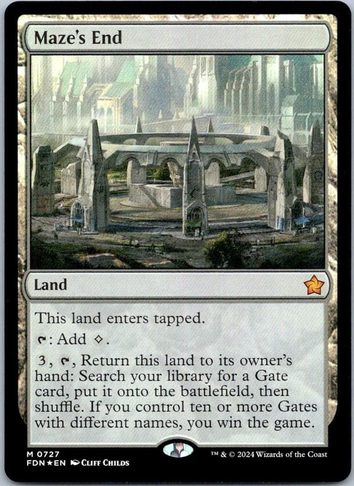 Maze's End M Foundations 727 NM